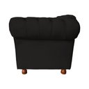 Ver imagem 3 de Poltrona Luis XV Chesterfield Capitone Suede Preto / Sala, Tv, Estar, Recepção, decoração