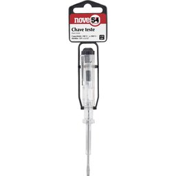 Chave fenda teste 1/8x2.1/2" 100v a 500v cartela - Nove54 - 1