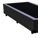 Ver imagem 2 de Base Box Solteirão Blindado Acolchoes Sintético Cinza 40x96x203