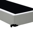 Ver imagem 3 de Base Box Solteirão Blindado Acolchoes Sintético Branco 40x96x203