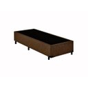 Ver imagem 1 de Base Box Solteirão Blindado Acolchoes Suede Marrom 40x96x203