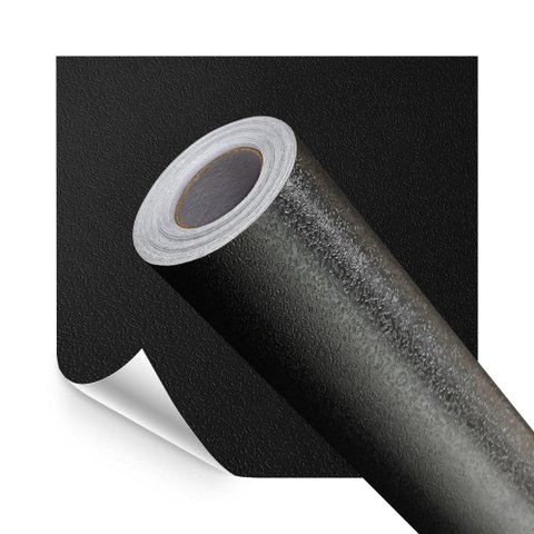 Papel de Parede Adesivo Lavavel Texturizado Casca Preto