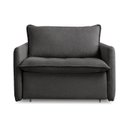 Ver imagem 5 de Sofá-Cama Retrátil 1 Lugar Califórnia em Linho Preto