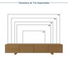 Rack para Tv até 75 Polegadas 180cm Aruá CabeCasa MadeiraOriginals - 5