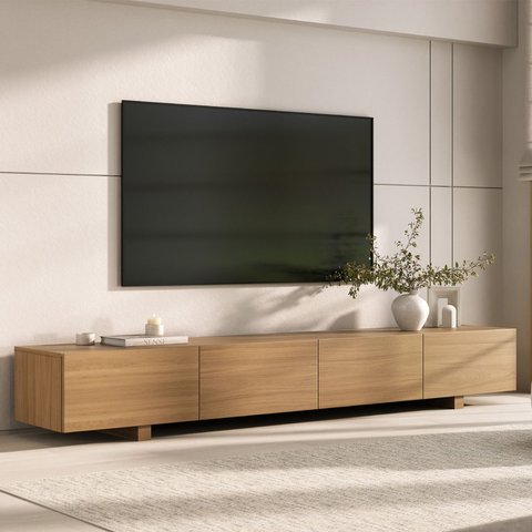 Rack para Tv até 75 Polegadas 180cm Aruá CabeCasa MadeiraOriginals