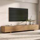 Ver imagem 1 de Rack para TV até 75 Polegadas Planejado 180cm Aruá CabeCasa MadeiraOriginals Marrom/Jatobá