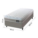 Ver imagem 3 de Cama Box Solteiro Colchão Espuma D33 Pillow Top Millenium Hellen