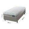 Cama Box Solteiro Colchão Espuma D33 Pillow Top Millenium Hellen - 3