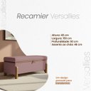 Ver mais imagens de Puff Recamier Baú Versallies 150 Cm para Sala Quarto Bouclé