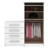 Cômoda 2 Portas 4 Gavetas 1d024 Branco - Pnr Móveis - 3