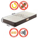 Ver imagem 2 de Colchão Solteiro Ecoflex Espuma D33 78x188 Confort Marrom -