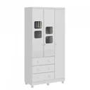 Ver imagem 5 de Quarto de Bebê Completo com Guarda Roupa Cômoda com Janela e Berço 100% MDF Uli