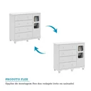 Ver imagem 4 de Quarto de Bebê Completo com Guarda Roupa Cômoda com Janela e Berço 100% MDF Uli