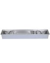 Ver imagem 4 de Calha Úmida Aço Inox Cozinha Profissional Canal Organizador de Sobrepor Bancada 90cm Cozix