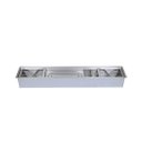 Ver imagem 4 de Calha Úmida Aço Inox Cozinha Profissional Canal Organizador de Sobrepor Bancada 90cm Cozix