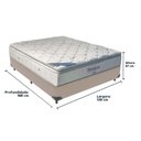 Ver imagem 5 de Cama Box Casal e Colchão Freedom Ortobom D33 Bege