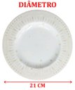 Ver imagem 4 de Jogo Prato Sobremesa Lanche 6 Pessoas 6pçs Natal Noel 21cm