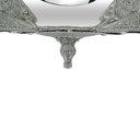 Ver imagem 5 de Centro de Mesa em Metal Prateado - 7x18cm - Detalhes Antigos: Centro de Mesa de Luxo