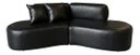 Ver imagem 5 de Sofá 200cm Luxo Sala Virginia 2 Lugares Corino Modena: Preto