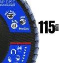 Ver imagem 2 de Disco Flap Original 115 x 22 mm Grão 40 - 69957320322 - Norton