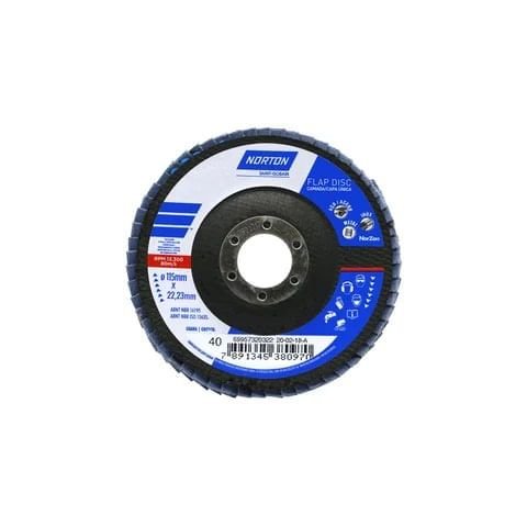 Disco Flap Original 115 x 22 mm Grão 40 - 69957320322 - Norton
