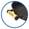 Frigideira Ferro Fundido Com Tampa Vidro Alças Madeira 35 Cm - Rig - 4