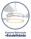 Ver imagem 3 de Ventilador de Teto Valen com Led Branco Quente Motor Grande Potente