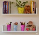 Ver imagem 1 de Kit 3 Prateleiras para Livros, Decoração 60cm X 20cm X 11,5cm 100% Mdf Branco Branco