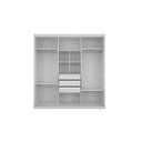 Ver imagem 4 de Guarda-Roupa Casal com Espelho 3 Portas 3 Gavetas Hórizon