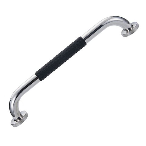 Barra de Apoio Inox 40cm Suporte Antiderrapante Idoso Gestante Criança Cadeirante Banheiro Box Casa 