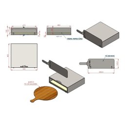 Forno Pizza para Fogão Refratário 1 Pizza em Aço Inox - 2