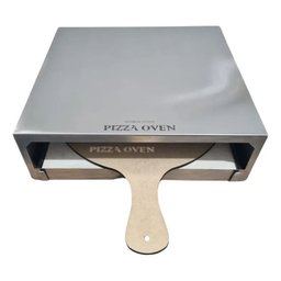 Forno Pizza para Fogão Refratário 1 Pizza em Aço Inox - 1