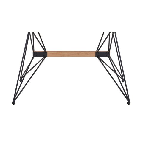 Base para Mesa Liverpool em Aço para Tampo 140x80cm Preto