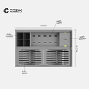 Ver imagem 2 de Calha Úmida Quadrada Inox Cozix
