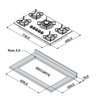 Cooktop Itatiaia 5 Bocas Vitrum Reflecta Tripla Chama Bivolt - 5