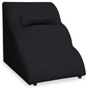 Ver imagem 1 de Escada Pet 46cm Estofada para Cachorro Nuvem R01 Veludo Cinza Escuro - Annie Decor