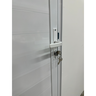 Porta de Aluminio Lambril Branco com Maçaneta Linha 25 - 210x70 Esquerda - 5