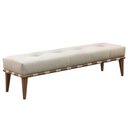 Ver imagem 1 de Recamier Valentin Luxo Madeira Maciça Castellar Móbile Linho Bege Claro