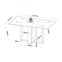 Ver imagem 5 de Mesa de Jantar Retangular Holy com 4 Cadeiras Sol Mel/blonde/bege - Casa Giulia