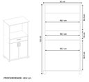 Ver imagem 5 de Balcão de Cozinha Bering Branco - MoveisAqui Notável