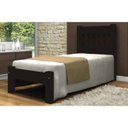 Ver imagem 1 de Cama de Solteiro Pérola de Madeira Maciça Angelim Pedra/Tauari - Tabaco