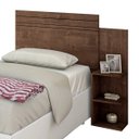 Ver imagem 2 de Cabeceira Solteiro com 1 Mesa de Apoio Palma Kaiki Móveis