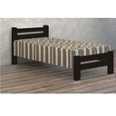 Ver imagem 1 de Cama de Solteiro Piazza de Madeira Maciça Angelim Pedra/Tauari - Tabaco