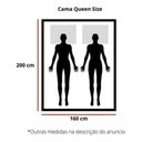 Ver imagem 2 de Cama Queen Size Prime de Madeira Maciça Angelim Pedra/Tauari - Imbuia
