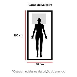 Cama de Solteiro Pérola de Madeira Maciça Angelim Pedra/Tauari - Castanho - 2