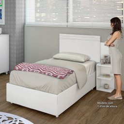 Cabeceira Solteiro com 1 Mesa de Apoio Palma Kaiki Móveis - 4 Cabeceira Solteiro com 1 Mesa de Apoio Palma Kaiki Móveis - 4