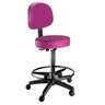 Cadeira Mocho Secretária Giratório Estética Massagista e Tatuador - 1