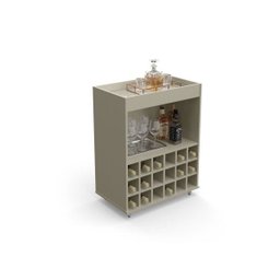 Barzinho Aparador Com Adega Leblon Off White - 2