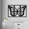 Conjunto 3 Quadros de Parede Borboleta em MDF - 1