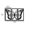 Conjunto 3 Quadros de Parede Borboleta em MDF - 3